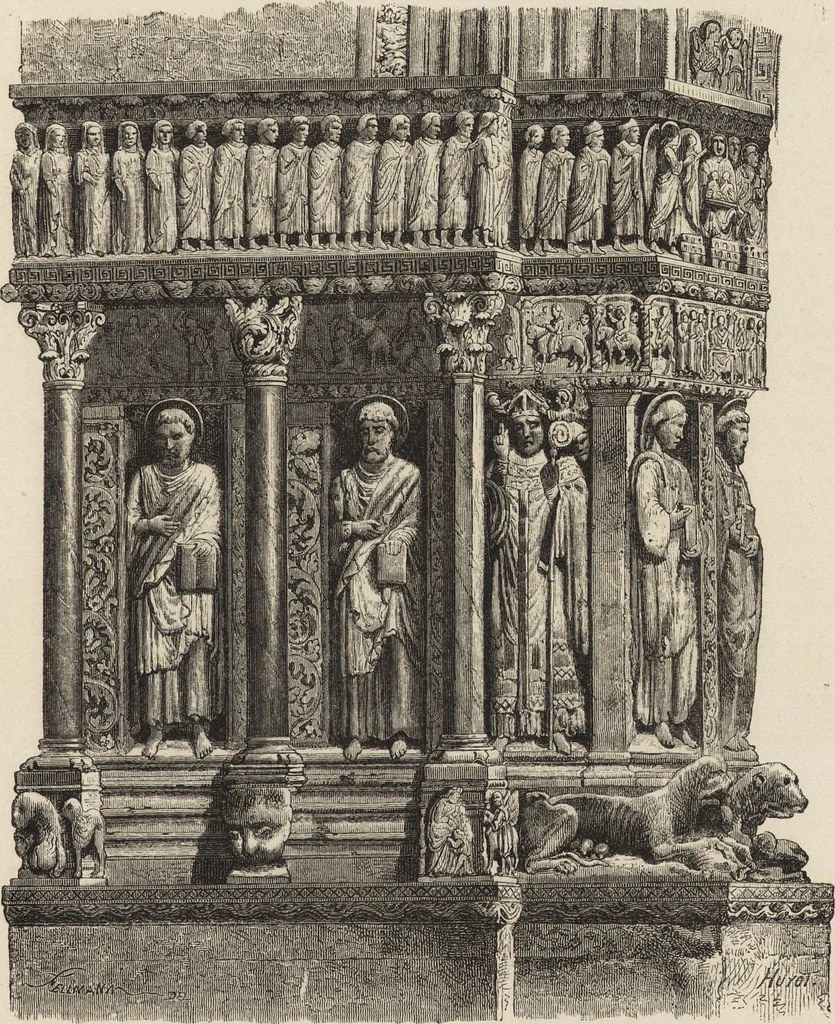 An illustration from The arts in the middle ages, and at the period of the renaissance, 1870, leaf 470