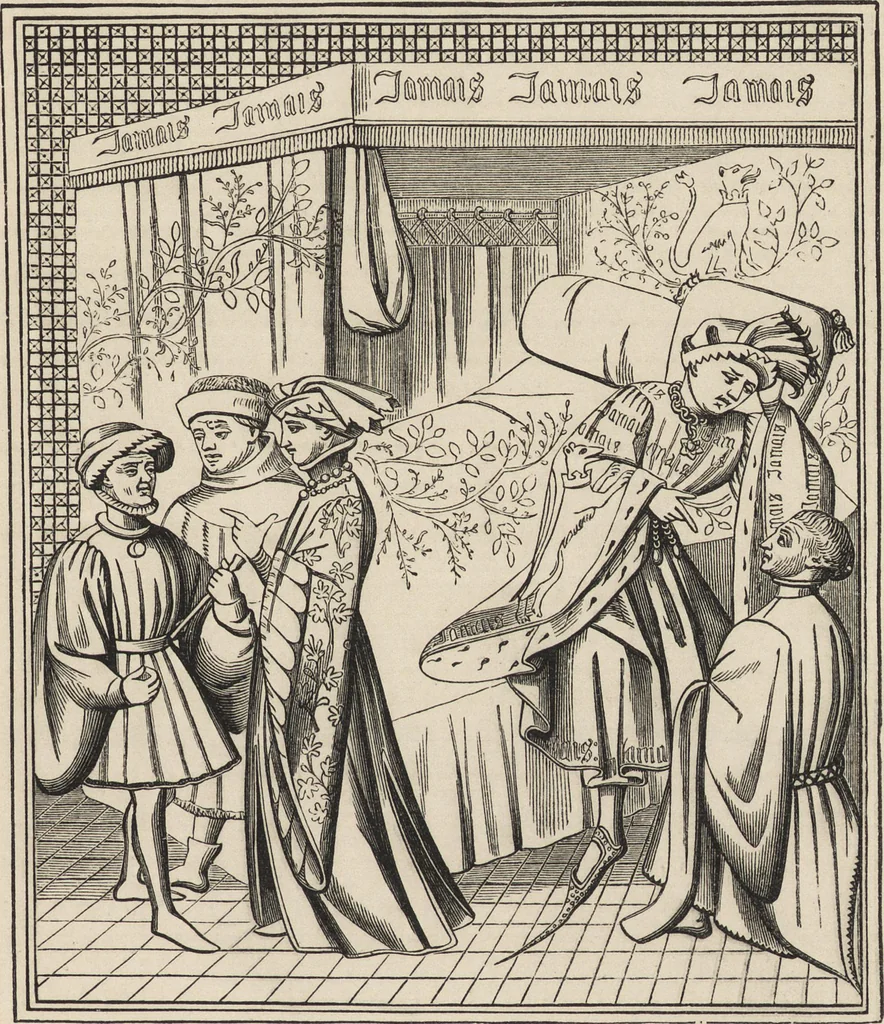 An illustration from The arts in the middle ages, and at the period of the renaissance, 1870, leaf 48