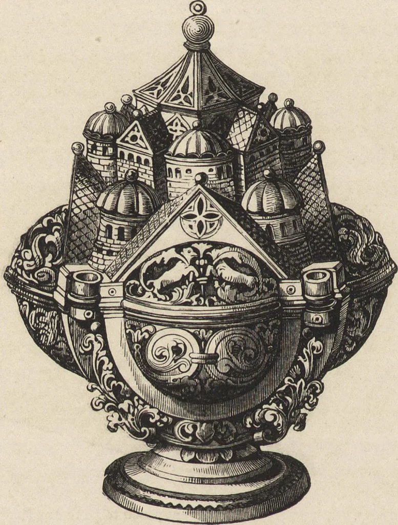 An illustration from The arts in the middle ages, and at the period of the renaissance, 1870, leaf 65