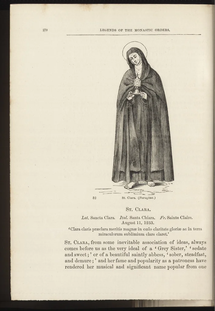 An illustration from Legends of the monastic orders : as represented in the fine arts, 1890, leaf 337