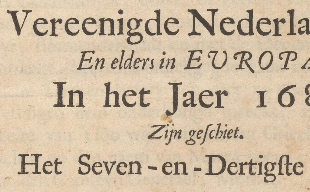 An illustration from Hollandtsche Mercurius : behelzende het ghedenckweerdighste in Christenrijck voor-ghevallen, binnen 't gantsche jaer .., 1650, leaf 4