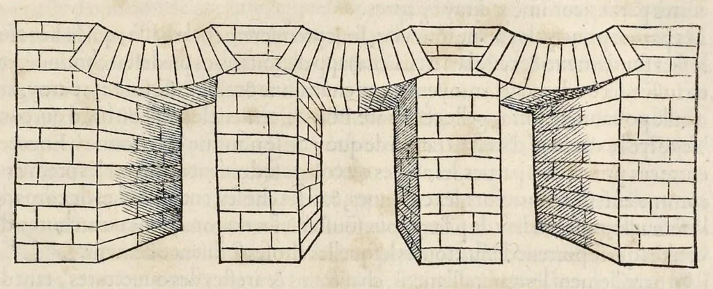 An illustration from L'architecture et art de bien bastir, diuisée en dix liures, 1553, leaf 104