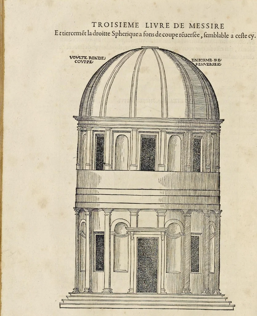 An illustration from L'architecture et art de bien bastir, diuisée en dix liures, 1553, leaf 127