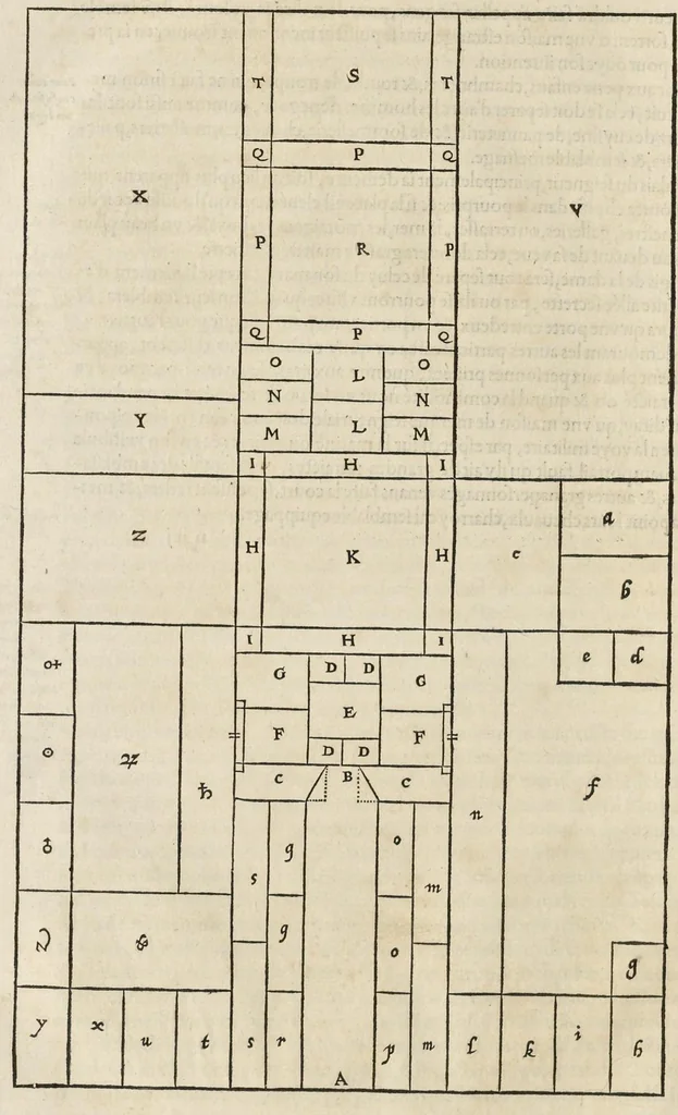 An illustration from L'architecture et art de bien bastir, diuisée en dix liures, 1553, leaf 175