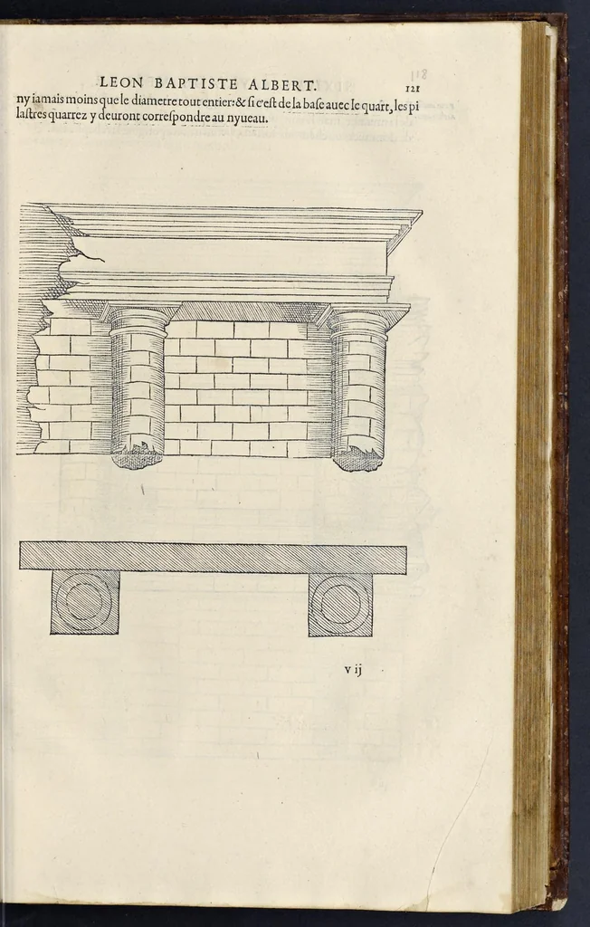 An illustration from L'architecture et art de bien bastir, diuisée en dix liures, 1553, leaf 254