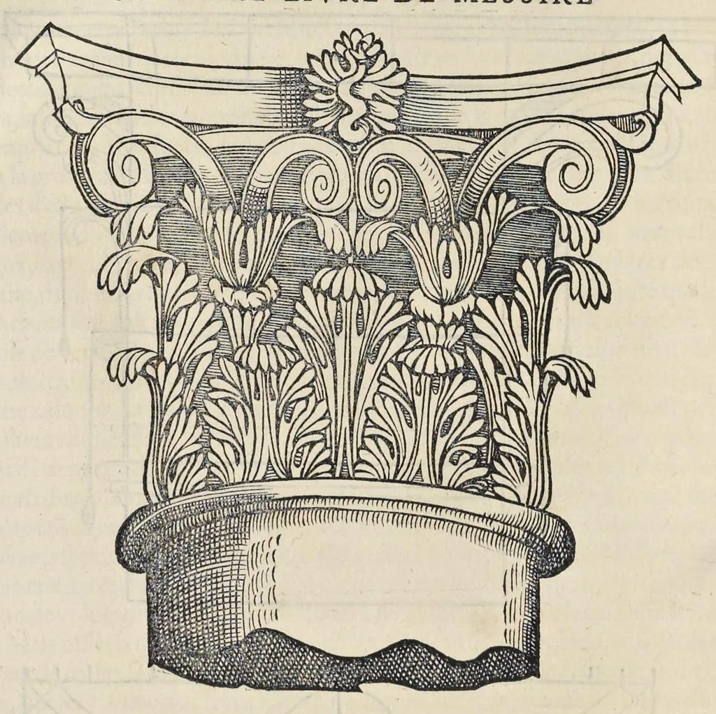 An illustration from L'architecture et art de bien bastir, diuisée en dix liures, 1553, leaf 287