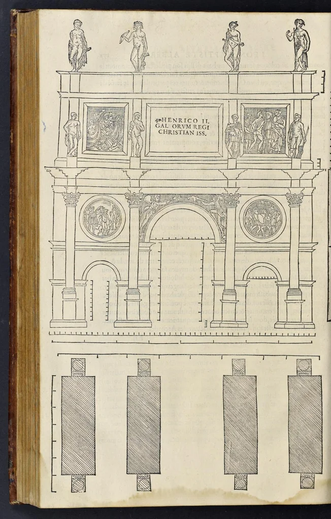 An illustration from L'architecture et art de bien bastir, diuisée en dix liures, 1553, leaf 365