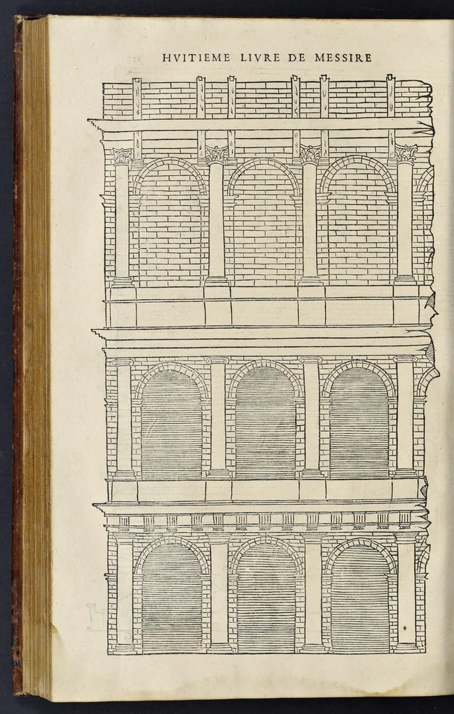 An illustration from L'architecture et art de bien bastir, diuisée en dix liures, 1553, leaf 375