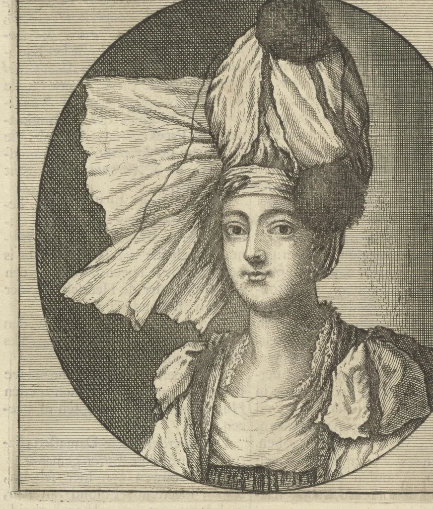 An illustration from Reizen van Cornelis de Bruyn, door de vermaardste deelen van Klein Asia, de eylanden Scio, Rhodus, Cyprus, Metelino, Stanchio, &c., mitsgaders de voornaamste steden van Aegypten, Syrien en Palestina : verrijkt met meer als 200 kopere konstplaaten, vertoonende de beroemdste landschappen, steden, &c. alles door den autheur selfs na het leven afgetekend, 1698, leaf 293
