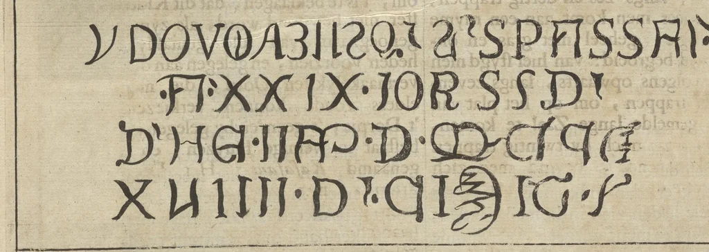 An illustration from Reizen van Cornelis de Bruyn, door de vermaardste deelen van Klein Asia, de eylanden Scio, Rhodus, Cyprus, Metelino, Stanchio, &c., mitsgaders de voornaamste steden van Aegypten, Syrien en Palestina : verrijkt met meer als 200 kopere konstplaaten, vertoonende de beroemdste landschappen, steden, &c. alles door den autheur selfs na het leven afgetekend, 1698, leaf 679