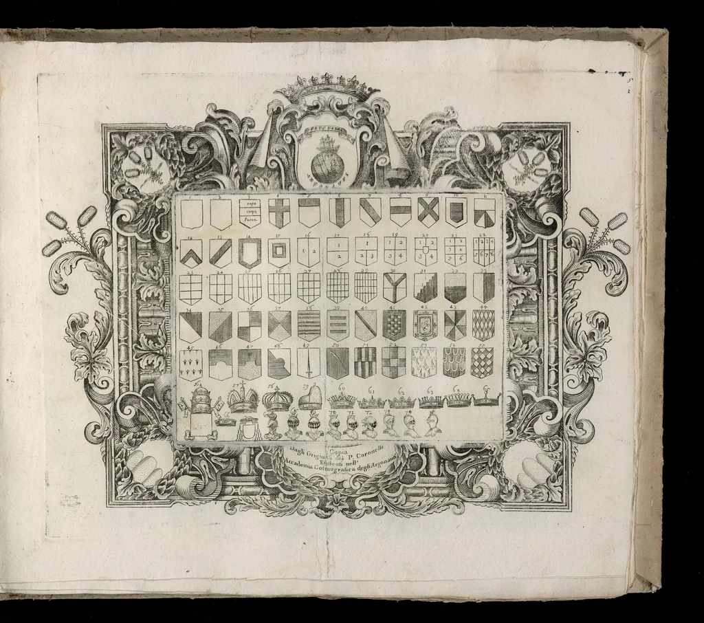 An illustration from Blasoni dello stato veneto, 1600, leaf 12