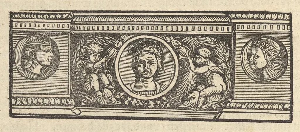 An illustration from Der fürtrefflich griechisch Geschichtschreiber Herodianus, den der hochgelert Angelus Politianus inn das Latein, vnd Hieronymus Boner in nachuolgend Teütsch pracht : wellicher Herodianus von Marco Elio Antonino Philosopho an, vntz auff Gordianum den jüngern römischen Keysern, vnnd jrer Regierung, die sich wunderbarlich zůtragen, geschriben hat, 1531, leaf 137