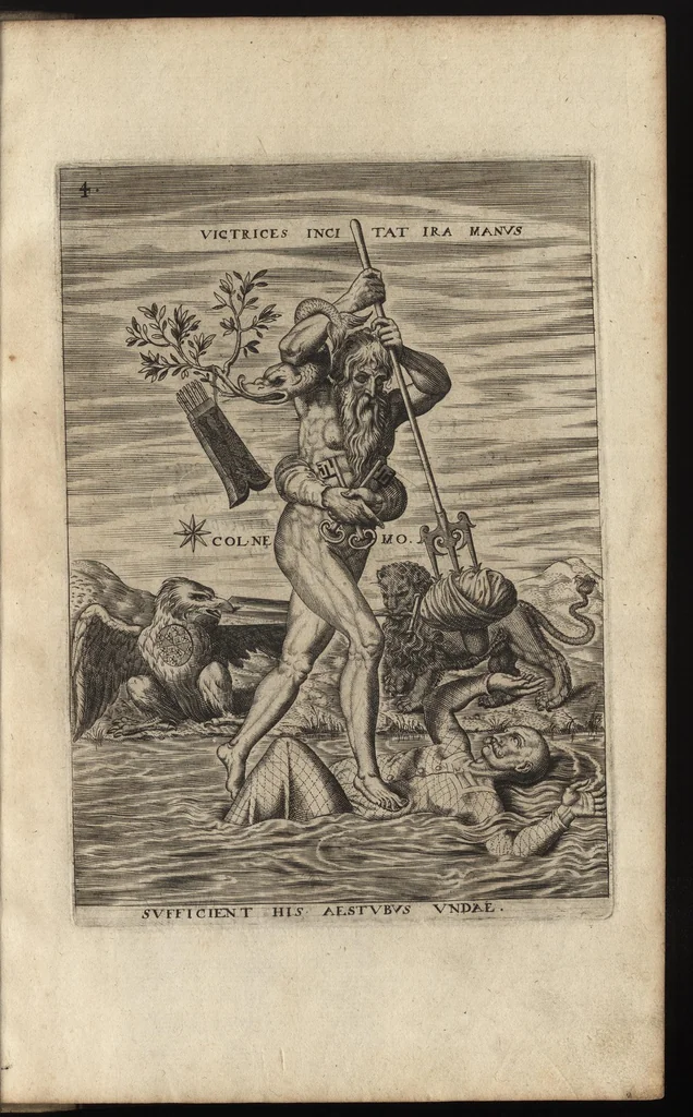 An illustration from Arcus aliquot triumphal et monimenta victor. classicae : in honor. inuictissimi ac illustriss. Iani Austriae, victoris non quieturi, 1572, leaf 16