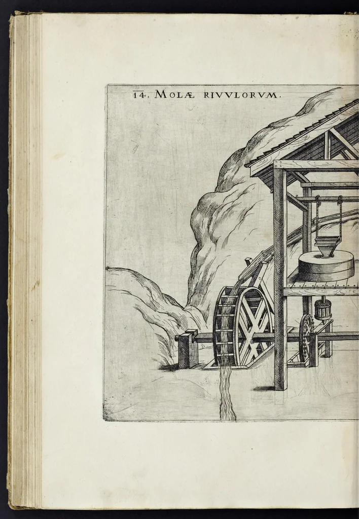 An illustration from Machinae novae Favsti Verantii siceni, 1595, leaf 119