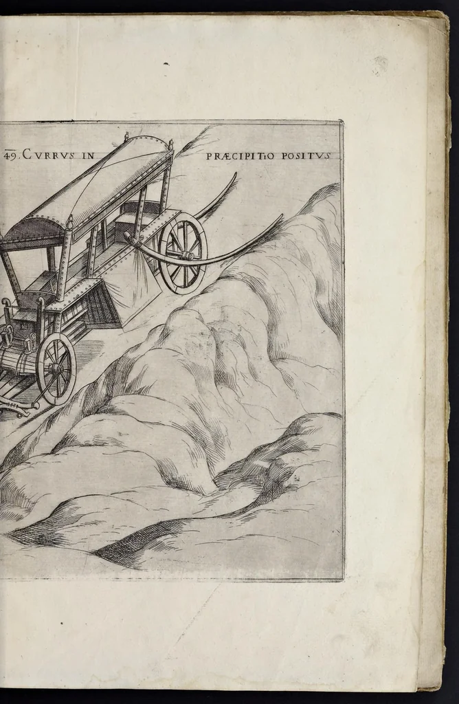 An illustration from Machinae novae Favsti Verantii siceni, 1595, leaf 260
