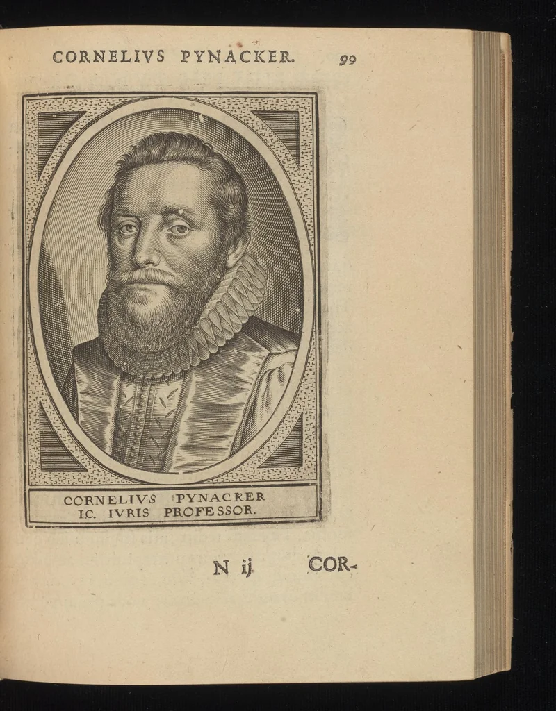 An illustration from Illustrium Hollandiae & VVestfrisiae ordinum alma Academia Leidensis, 1614, leaf 170