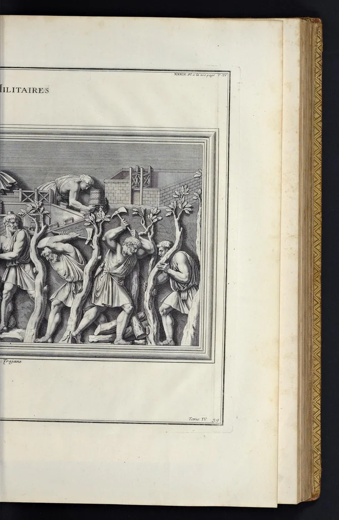 An illustration from L'antiquité expliquée et représentée en figures ..., 1719, leaf 196