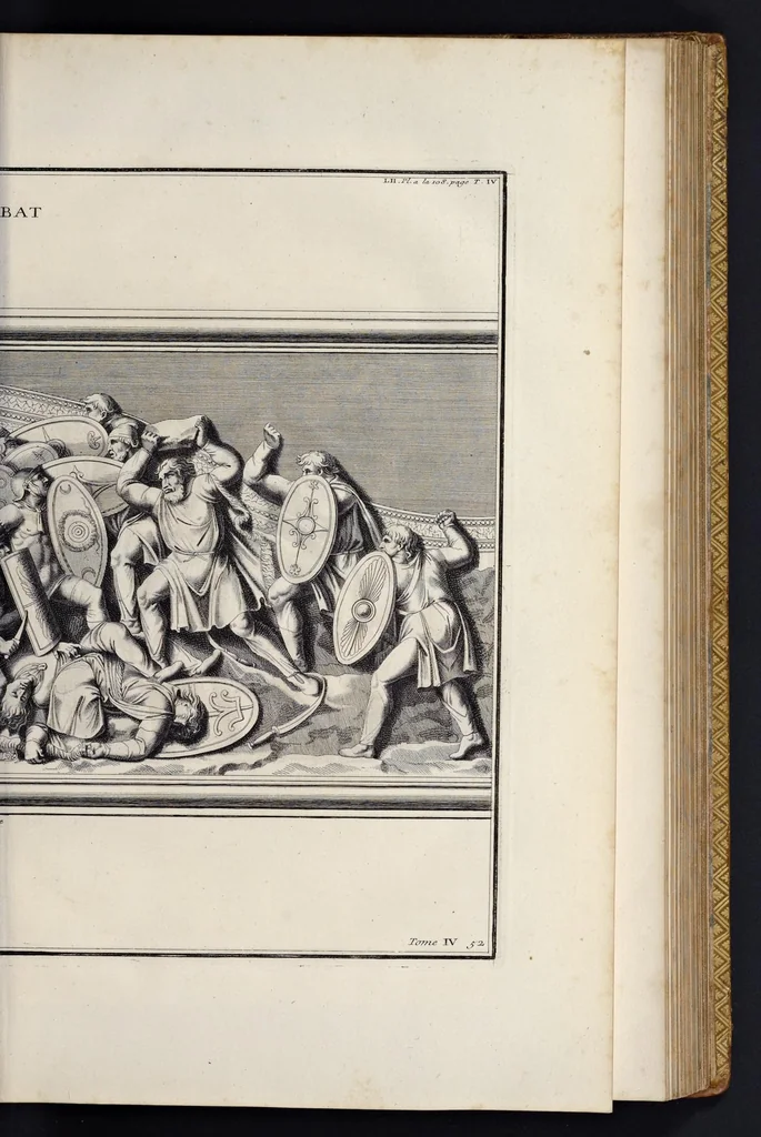 An illustration from L'antiquité expliquée et représentée en figures ..., 1719, leaf 250