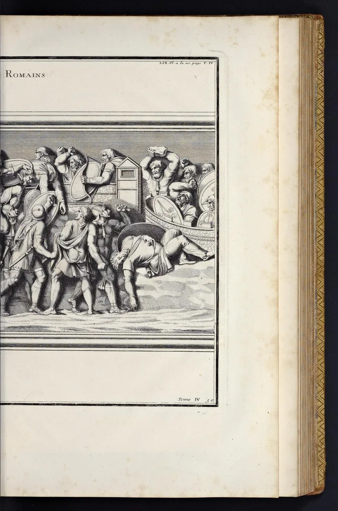 An illustration from L'antiquité expliquée et représentée en figures ..., 1719, leaf 280