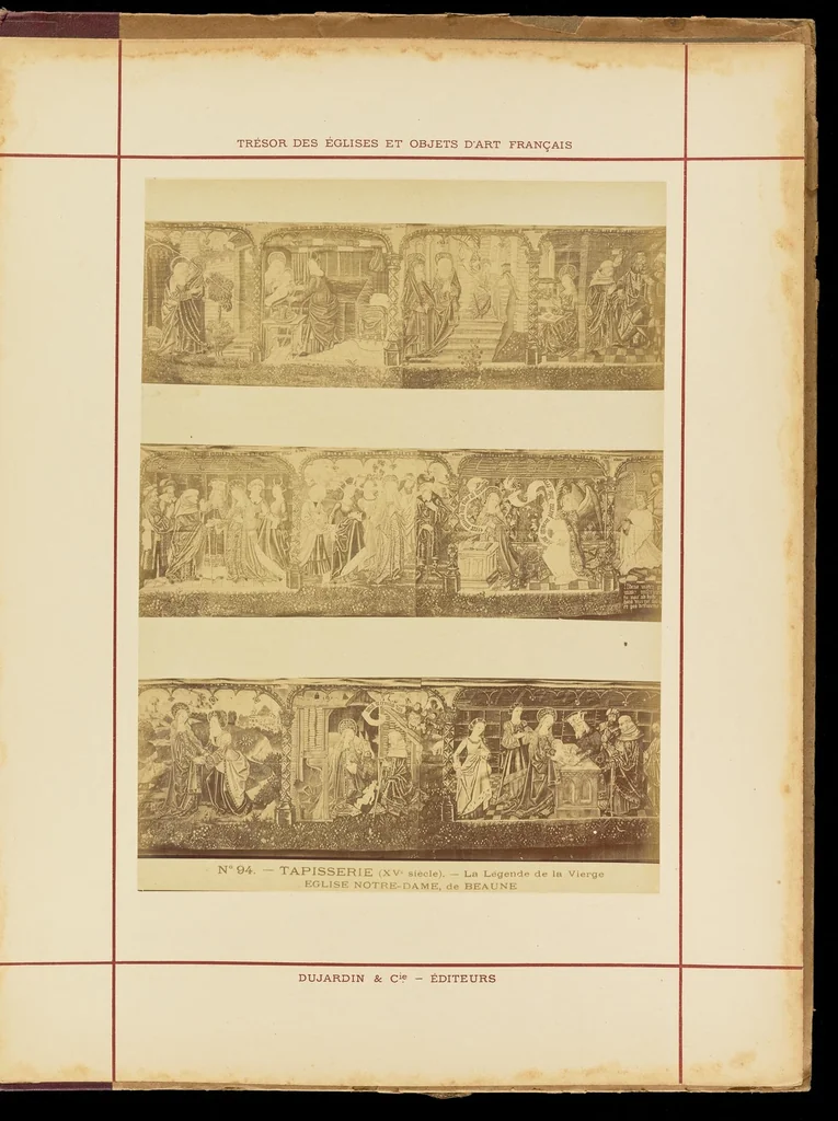 An illustration from Trésor des églises et objets d'art français appartenant aux musées exposés en 1889 au palais du Trocadéro, 1889, leaf 34