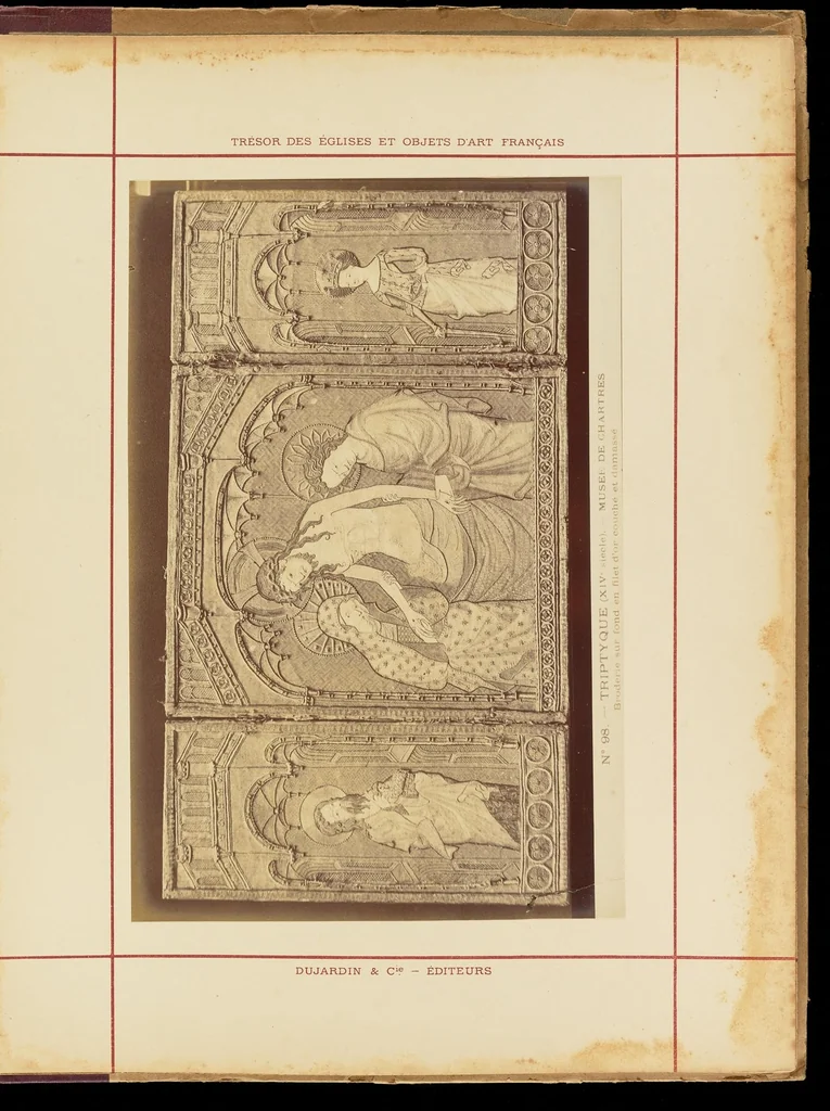 An illustration from Trésor des églises et objets d'art français appartenant aux musées exposés en 1889 au palais du Trocadéro, 1889, leaf 42