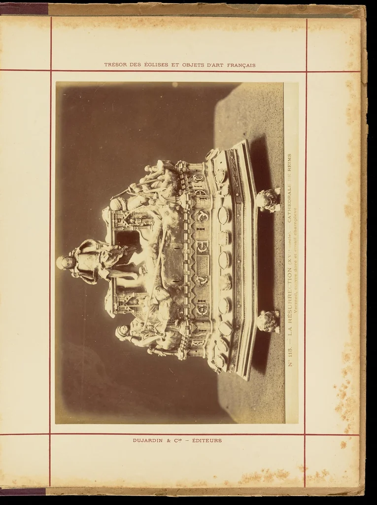 An illustration from Trésor des églises et objets d'art français appartenant aux musées exposés en 1889 au palais du Trocadéro, 1889, leaf 76