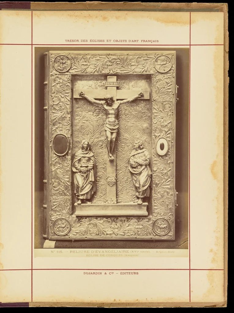 An illustration from Trésor des églises et objets d'art français appartenant aux musées exposés en 1889 au palais du Trocadéro, 1889, leaf 78