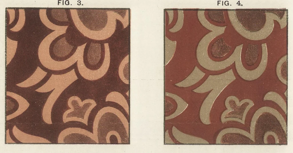 An illustration from Colour-matching on textiles : a manual intended for the use of dyers, calico printers, and textile colour chemists, 1901, leaf 7