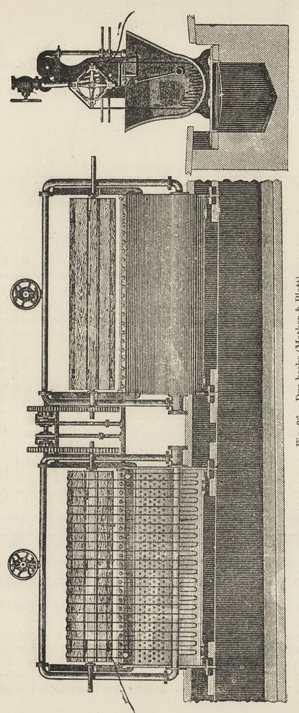 An illustration from The printing of textile fabrics : a practical manual on the printing of cotton, woollen, silk and half-silk fabrics, 1897, leaf 90