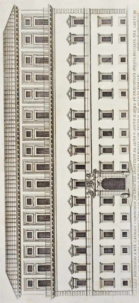 An illustration from Palazzi di Roma de piv celebri architetti, 1700, leaf 102