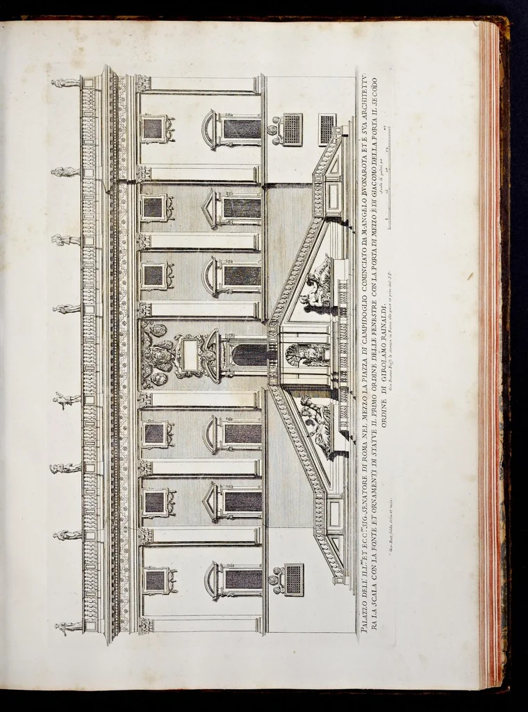 An illustration from Palazzi di Roma de piv celebri architetti, 1700, leaf 110