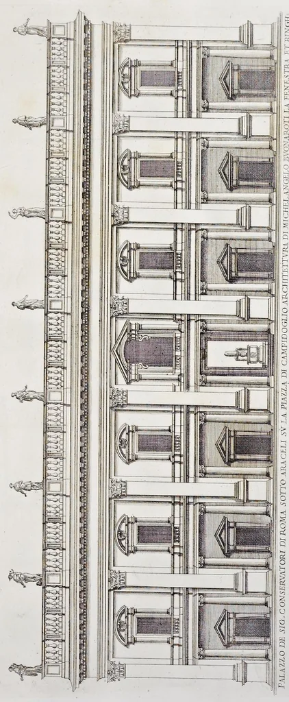 An illustration from Palazzi di Roma de piv celebri architetti, 1700, leaf 112