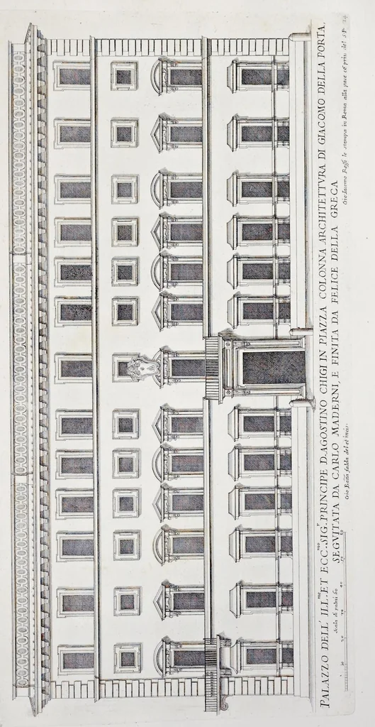 An illustration from Palazzi di Roma de piv celebri architetti, 1700, leaf 120