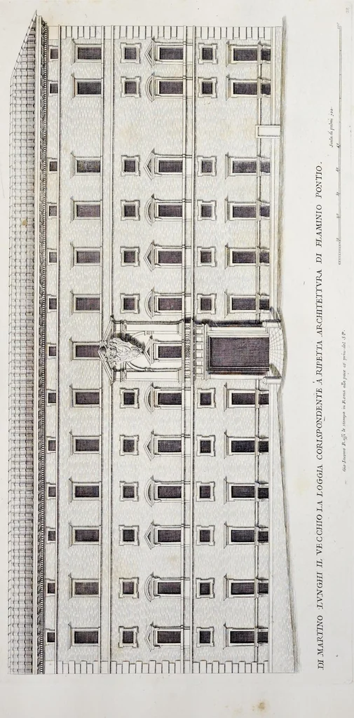 An illustration from Palazzi di Roma de piv celebri architetti, 1700, leaf 138