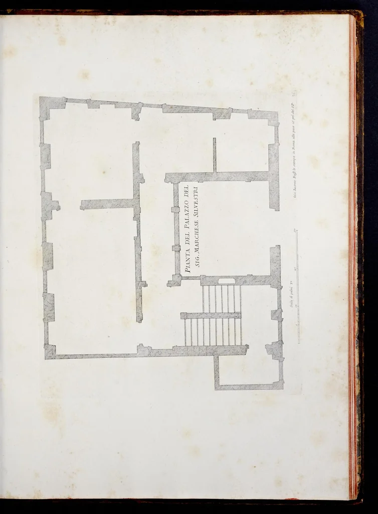 An illustration from Palazzi di Roma de piv celebri architetti, 1700, leaf 164