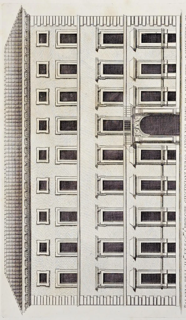 An illustration from Palazzi di Roma de piv celebri architetti, 1700, leaf 172