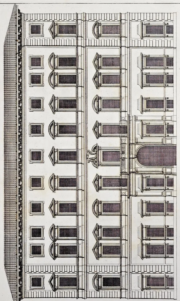 An illustration from Palazzi di Roma de piv celebri architetti, 1700, leaf 178