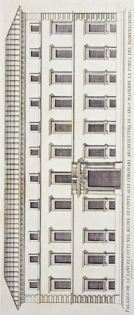 An illustration from Palazzi di Roma de piv celebri architetti, 1700, leaf 188