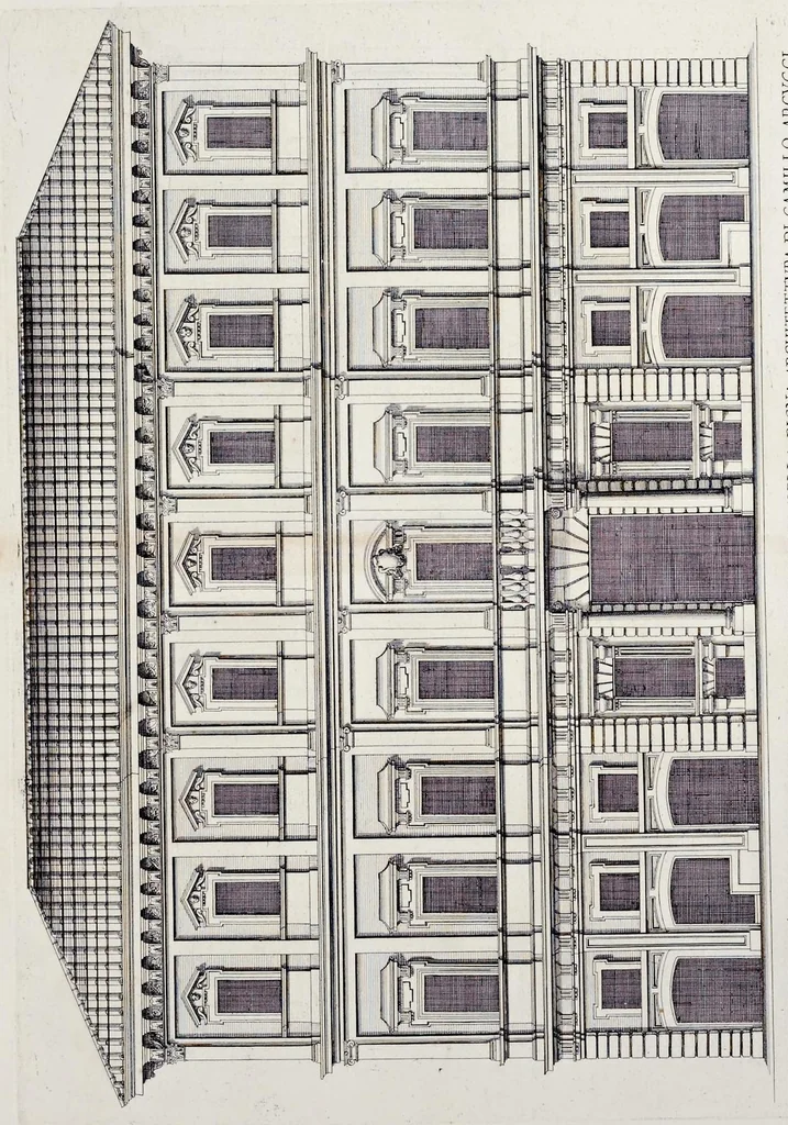 An illustration from Palazzi di Roma de piv celebri architetti, 1700, leaf 194