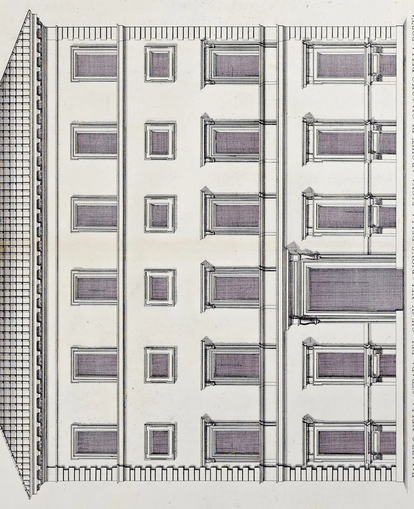 An illustration from Palazzi di Roma de piv celebri architetti, 1700, leaf 196
