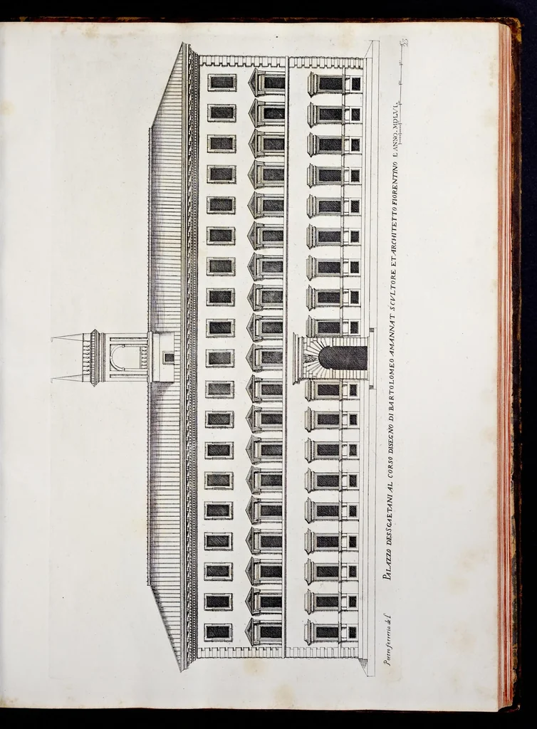 An illustration from Palazzi di Roma de piv celebri architetti, 1700, leaf 50