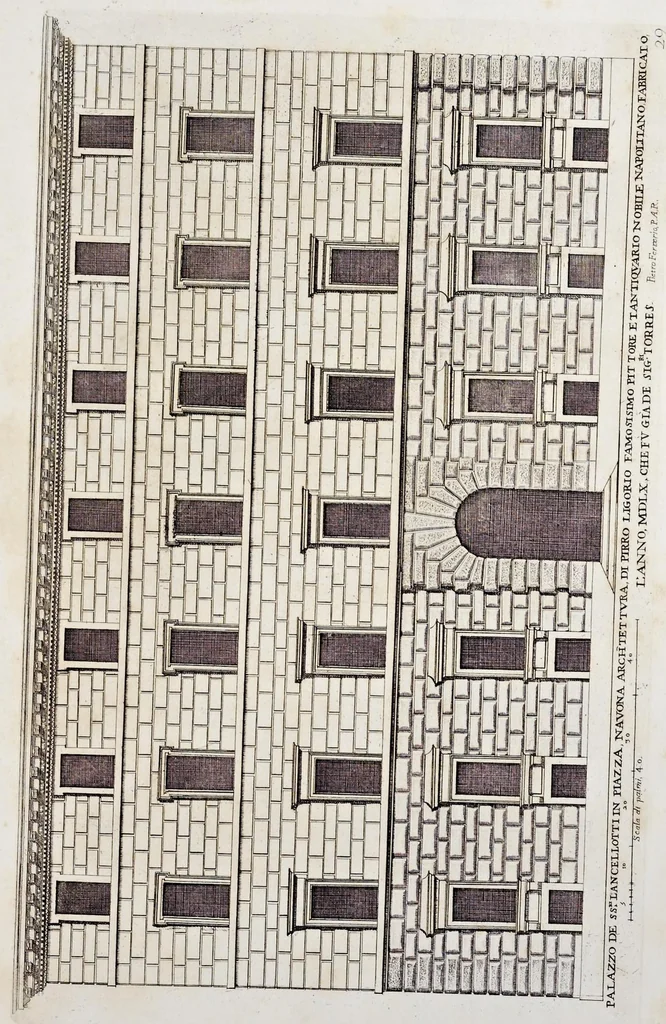 An illustration from Palazzi di Roma de piv celebri architetti, 1700, leaf 62