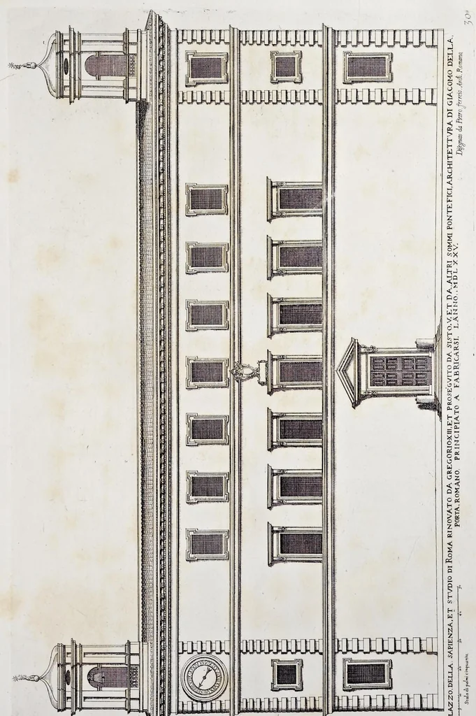 An illustration from Palazzi di Roma de piv celebri architetti, 1700, leaf 64