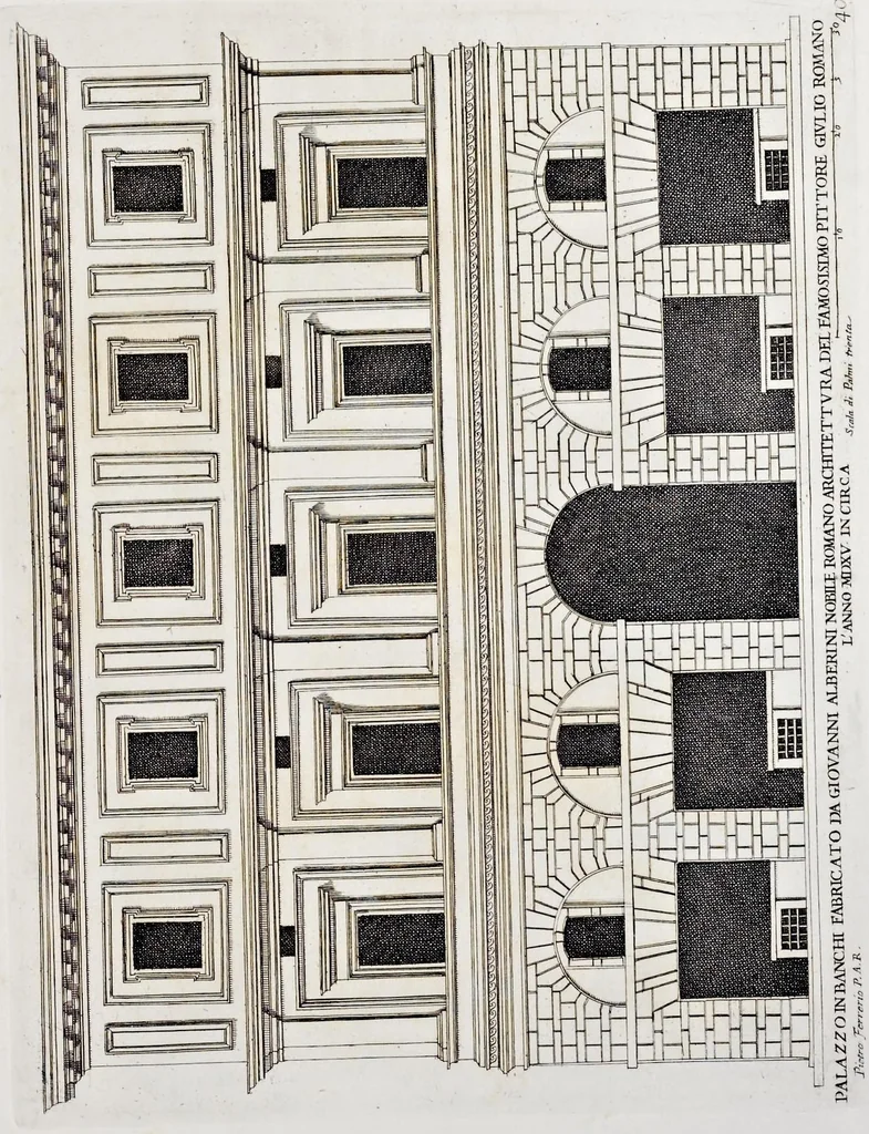 An illustration from Palazzi di Roma de piv celebri architetti, 1700, leaf 84