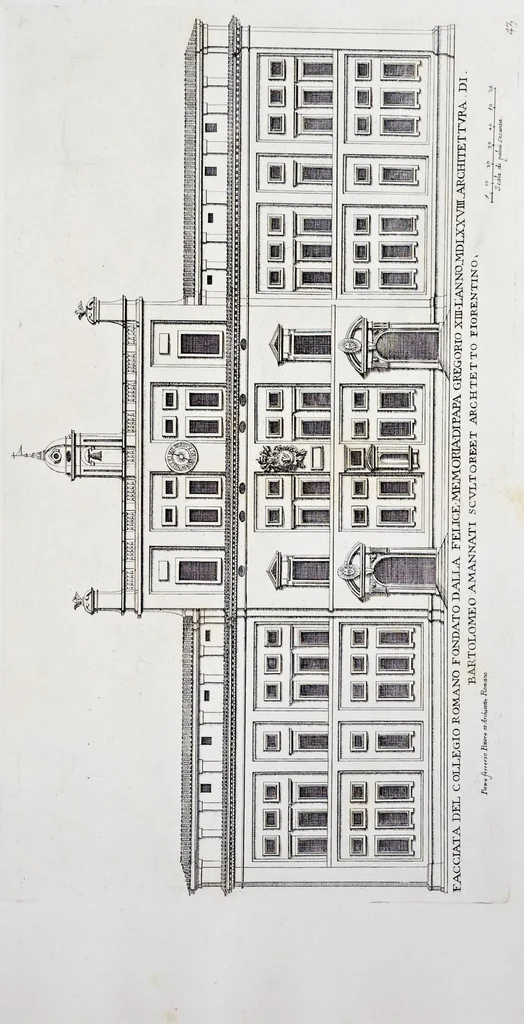 An illustration from Palazzi di Roma de piv celebri architetti, 1700, leaf 90