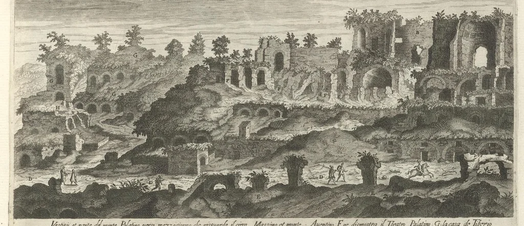 An illustration from Vestigi delle antichita di Roma, Tivoli, Pozzvolo et altri lvochi, 1606, leaf 20