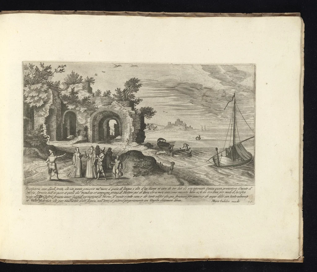 An illustration from Vestigi delle antichita di Roma, Tivoli, Pozzvolo et altri lvochi, 1606, leaf 94