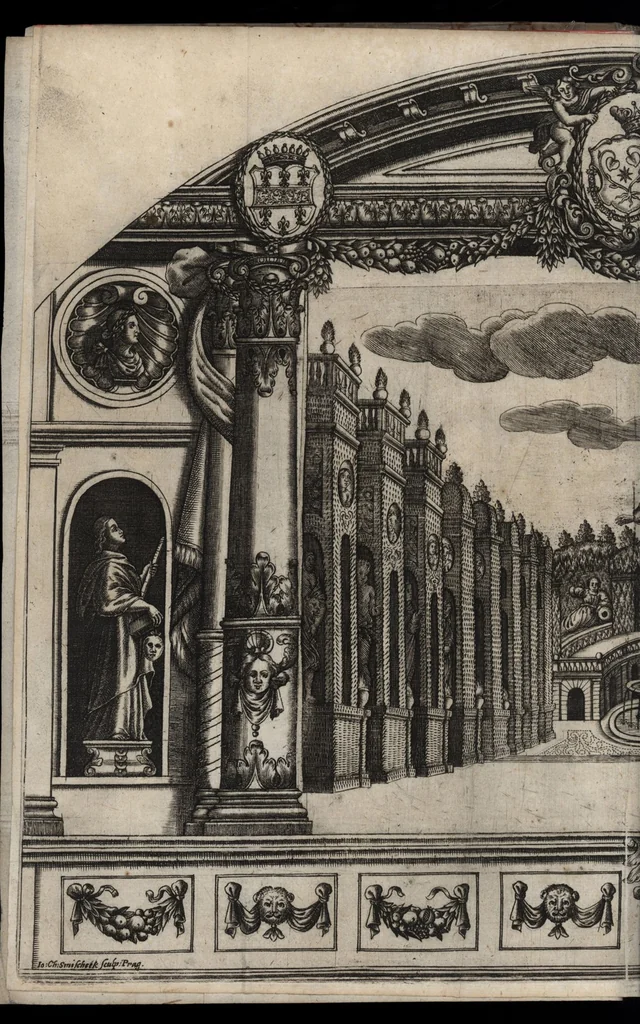 An illustration from Betrug der Allamoda : sittliches Gedicht und Schawspiel, 1660, leaf 51
