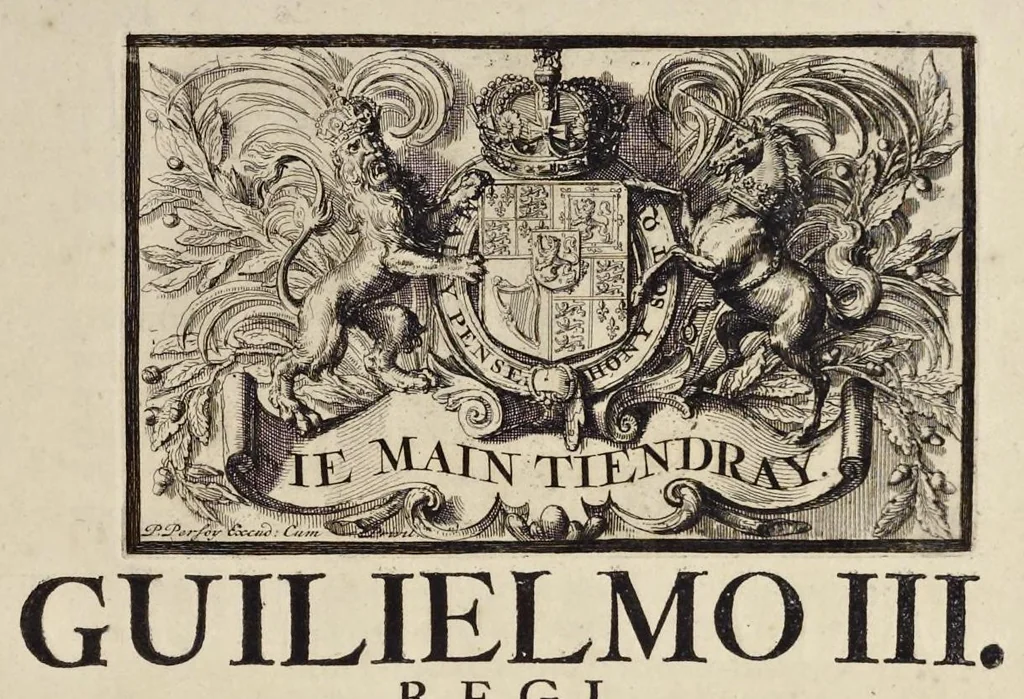 An illustration from Funeralia Mariae II. : Britanniarum D.G. reginae, Guilielmi III. augustae conjugis, 1695, leaf 10