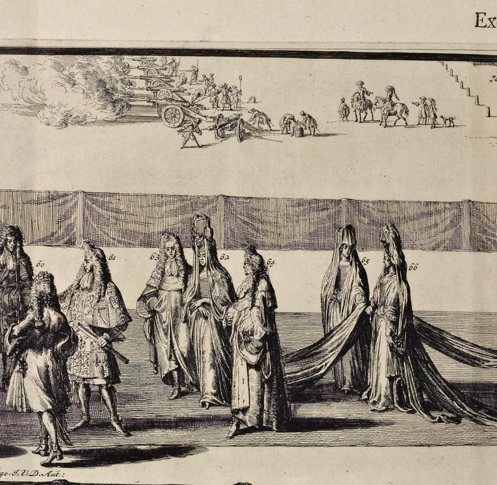 An illustration from Funeralia Mariae II. : Britanniarum D.G. reginae, Guilielmi III. augustae conjugis, 1695, leaf 103